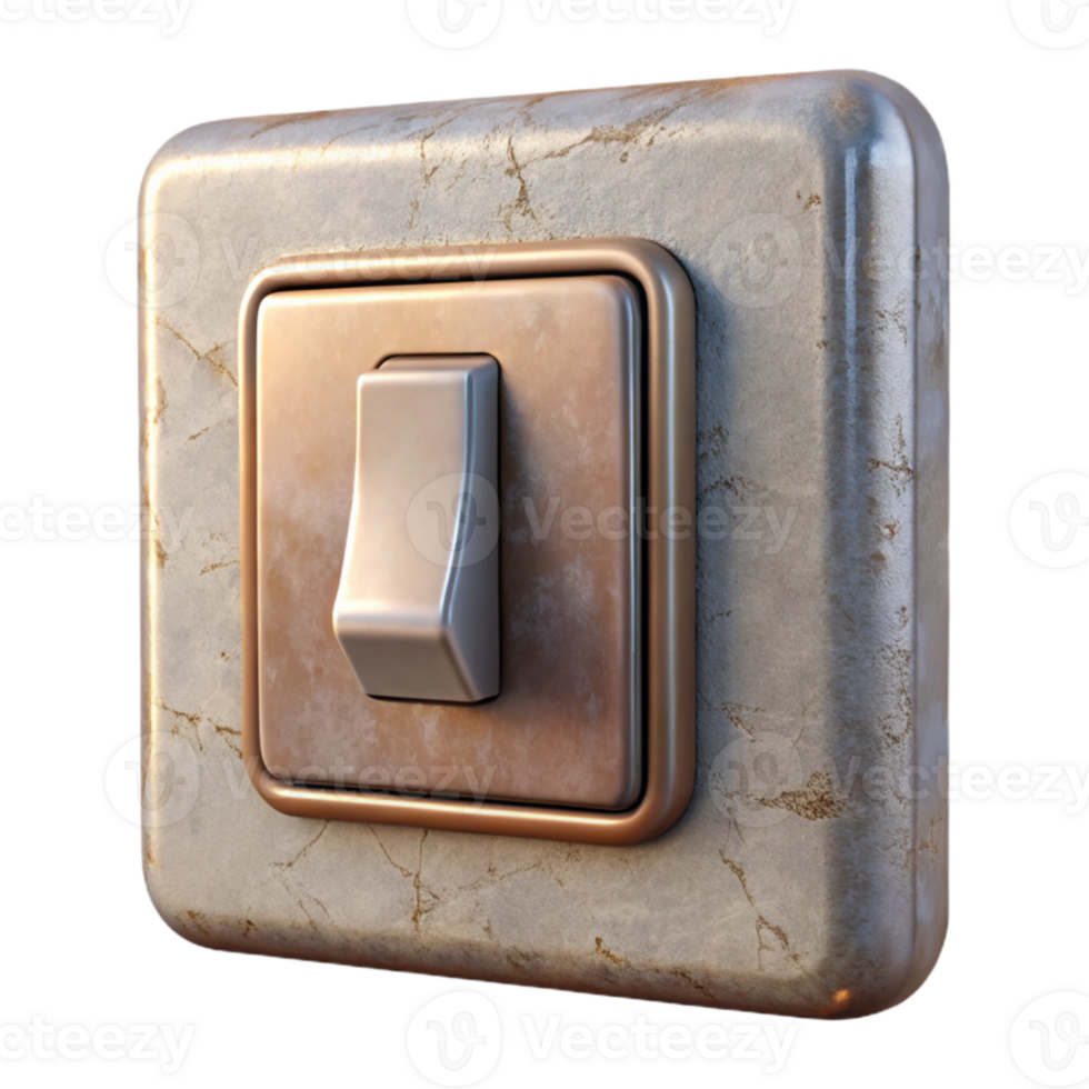 extraordinary classic Wall Switch Dimmer Style Front View Transparent Background high resolution png