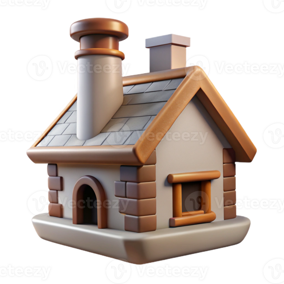 vibrant creative Farmhouse Chimney Transparent authentic png