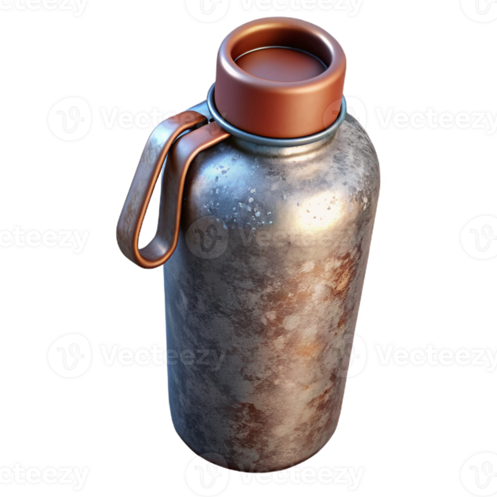 impressive abstract Water Bottle Reusable Metal Cutout exclusive png