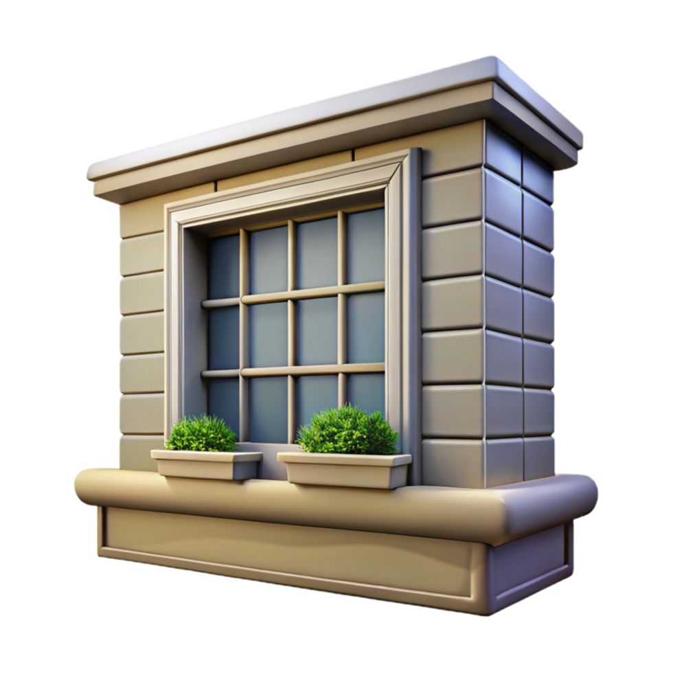 stunning contemporary Farmhouse Window Box Transparent premium png