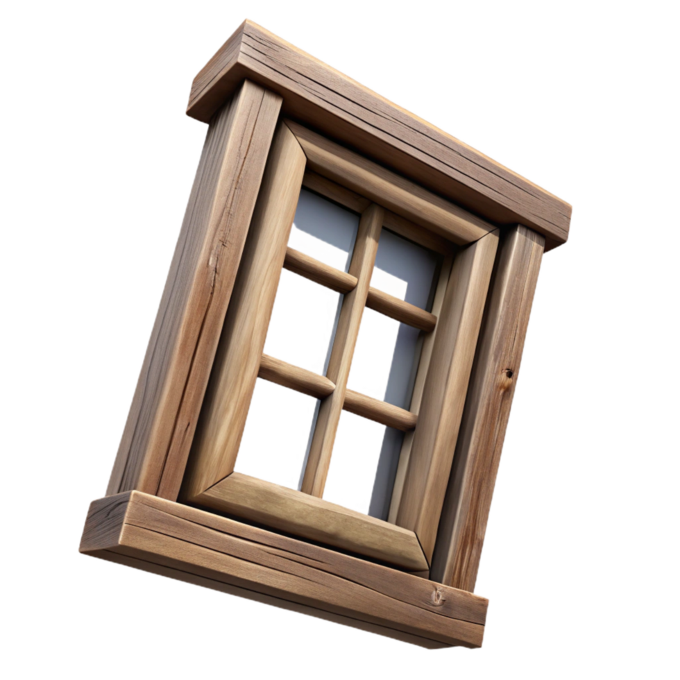 extraordinary modern Farmhouse Window Frame Isolated Wood genuine png