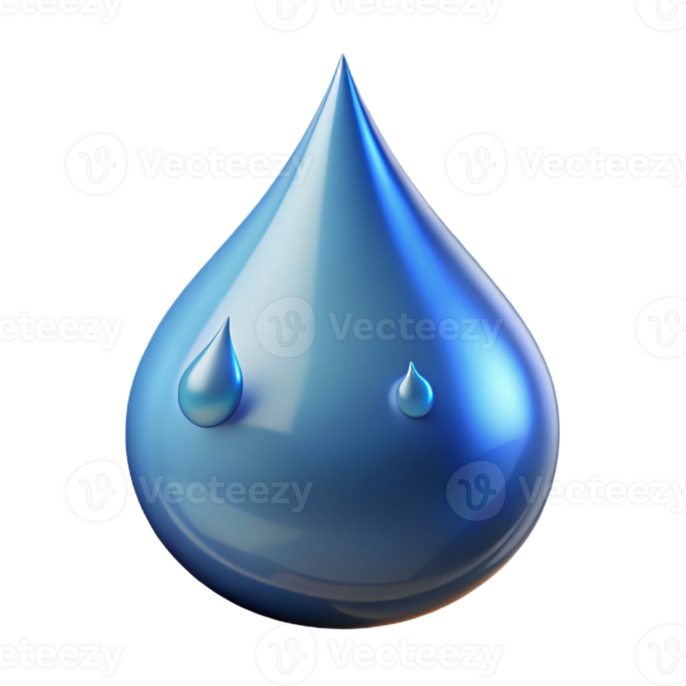 wonderful abstract Water Drop Splashing Side View original png