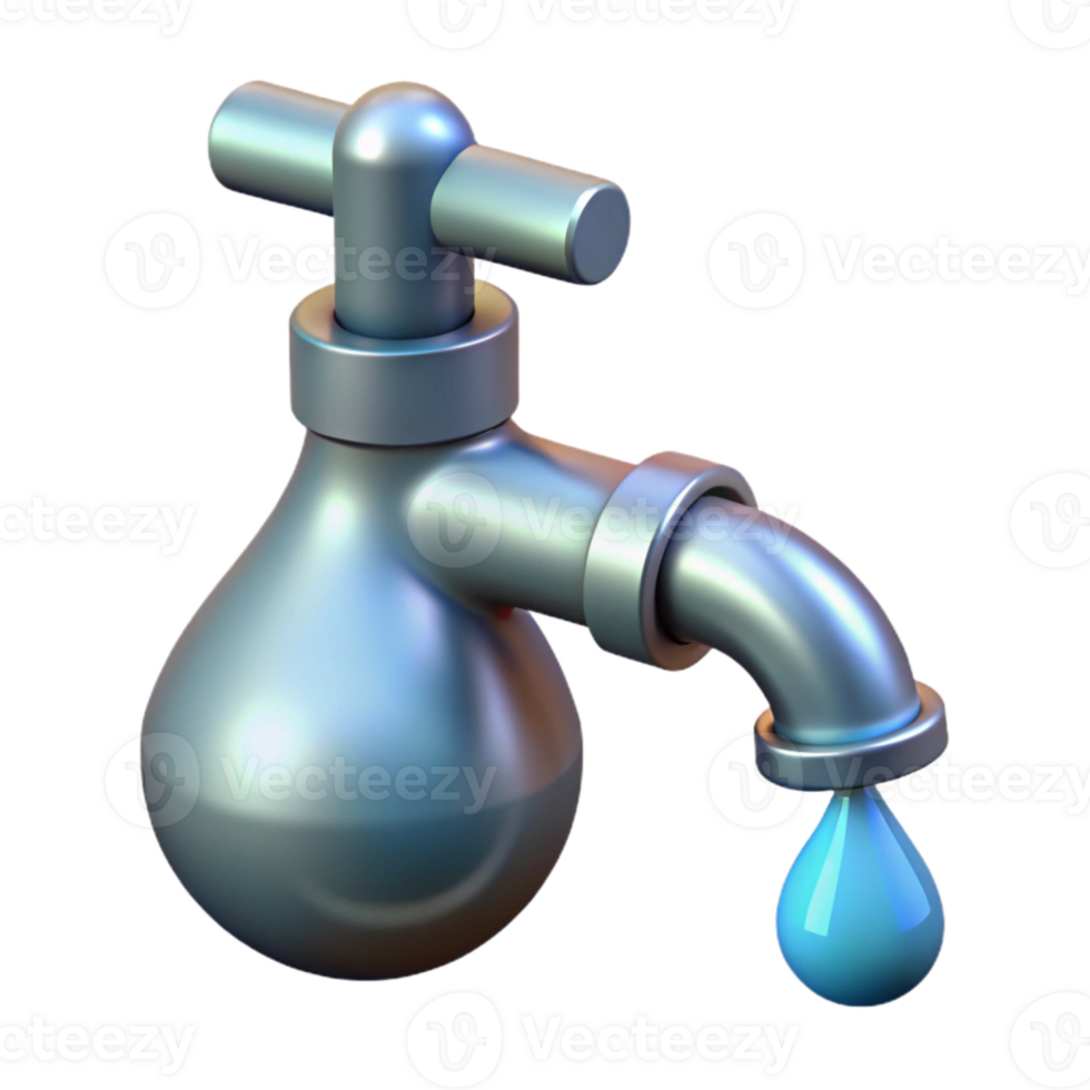 wonderful classic Water Faucet Dripping Water Drop Isolated exclusive png