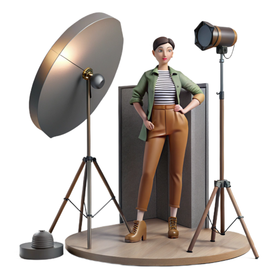 extraordinary artistic Fashion Photography Lighting Setup Model Posing Cutout original png