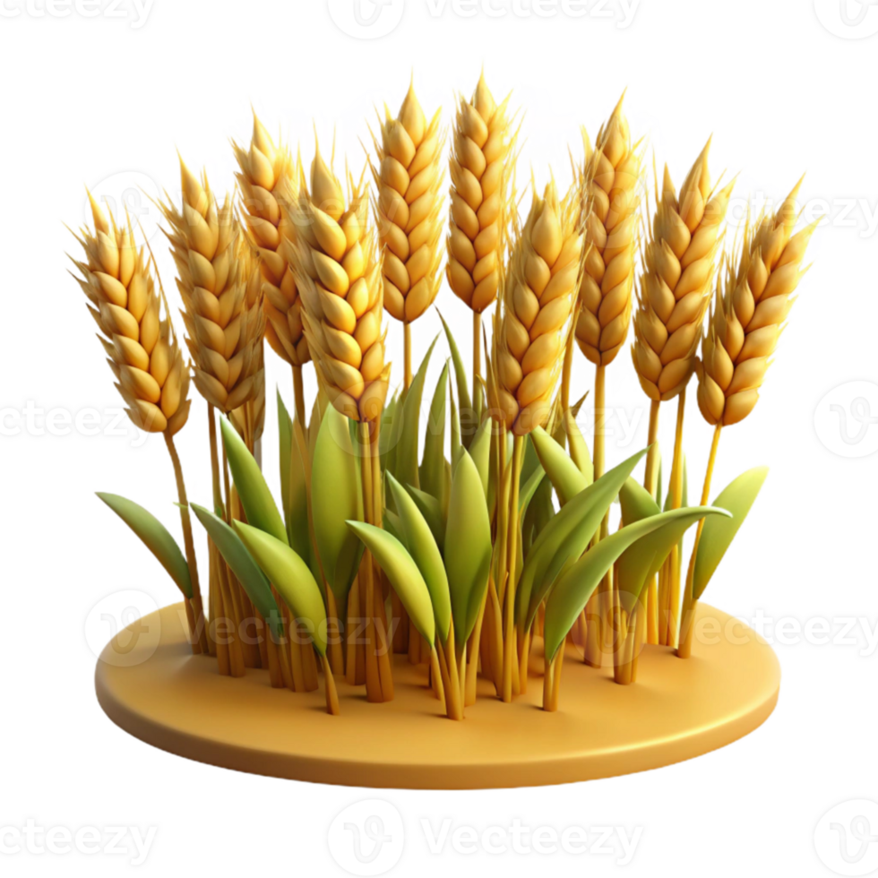 extraordinary abstract Field of Wheat Isolated original png