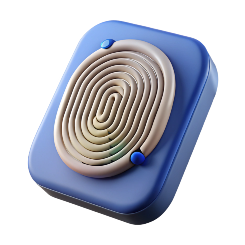 serene classic Fingerprint Scanner Top View Cutout genuine png
