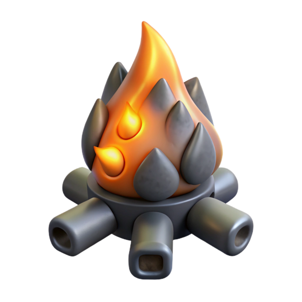 wonderful minimalist Fire Starter Flint and Steel Cutout high resolution png