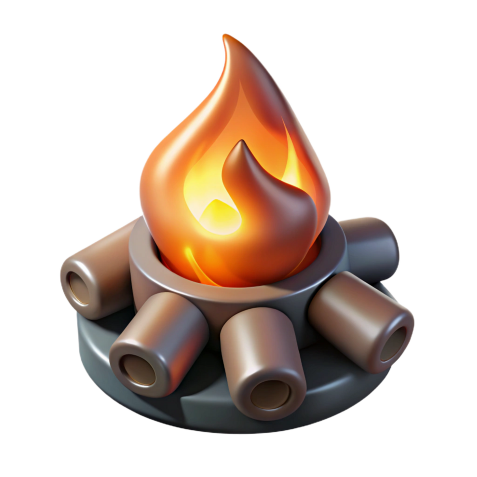 elegant creative Fire Starter Flint and Steel Cutout original png