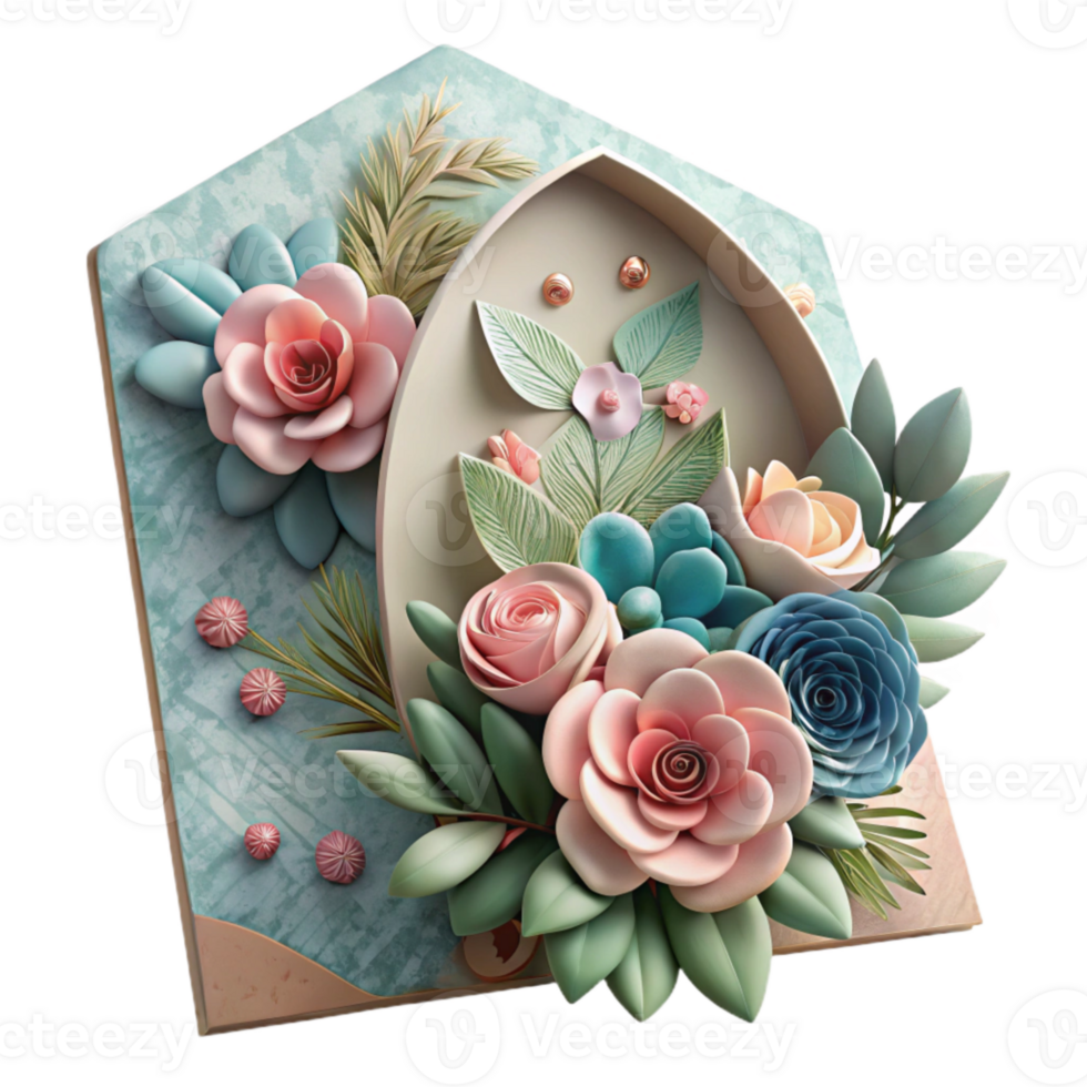 impressive abstract Wedding Invitation Floral Watercolor Design Cutout high resolution png