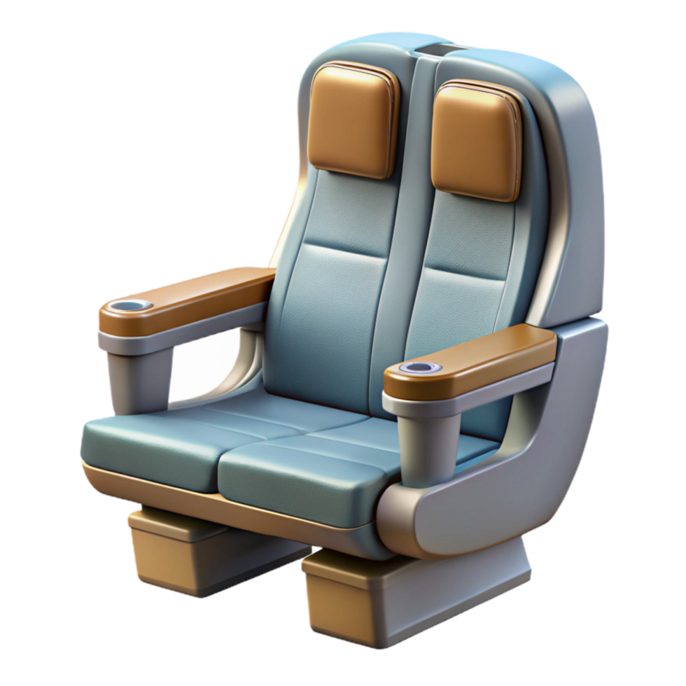 wonderful creative First Class Airplane Seat Isolated exclusive png