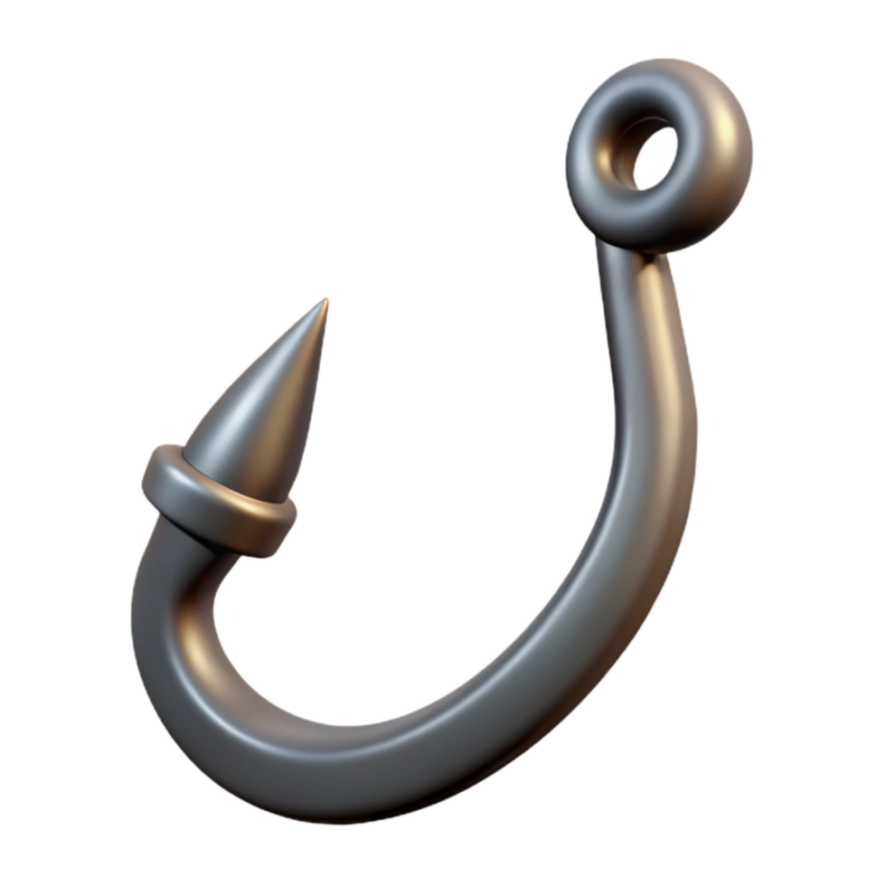 wonderful modern Fishing Hook Sharp Barbed Isolated Element high resolution png