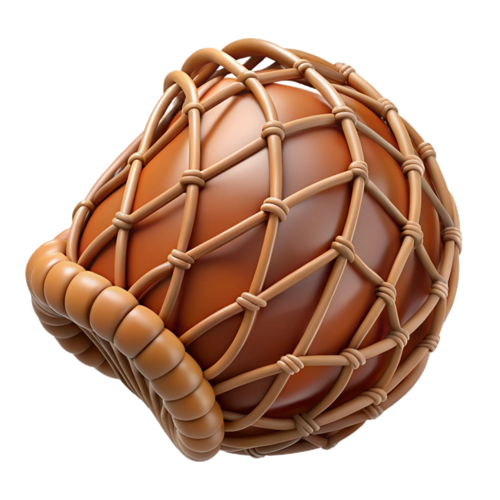 impressive abstract Fishing Net Brown Rope Cutout genuine png