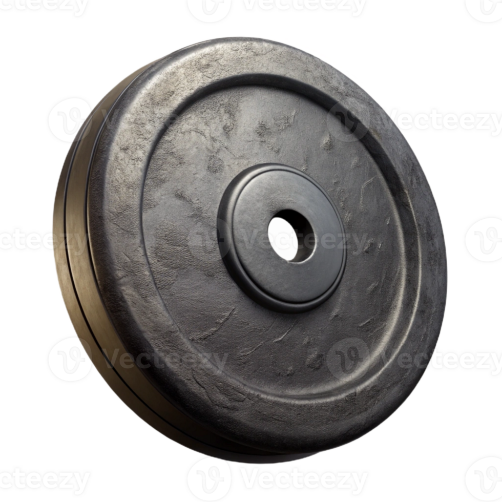 wonderful contemporary Weight Plate Black Color Isolated original png