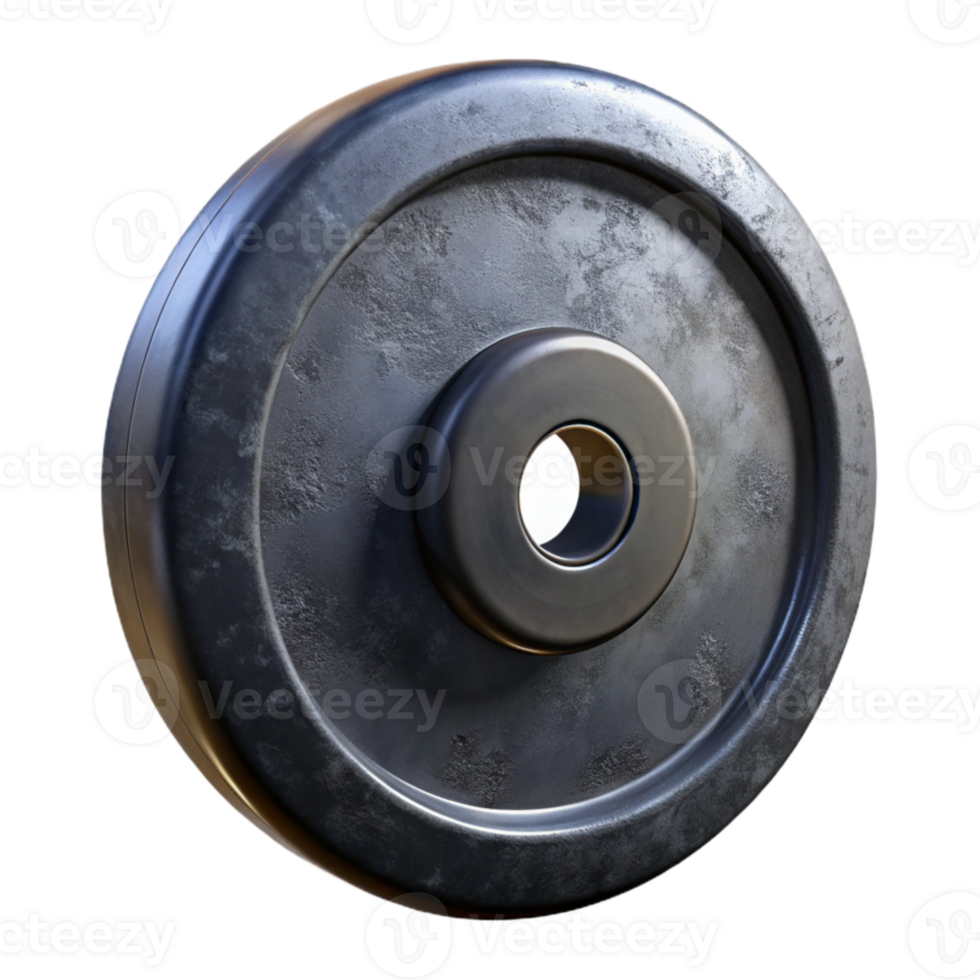 wonderful modern Weight Plate Bumper Black lb Isolated authentic png