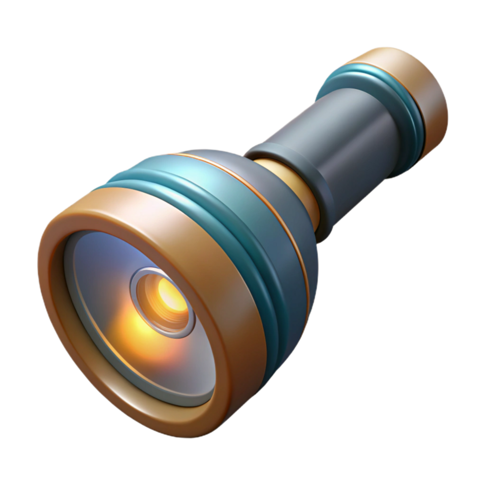 stunning abstract Flashlight with Zoom Feature Isolated original png