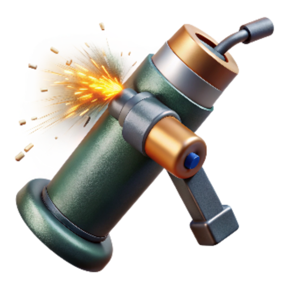 vibrant rustic Welding Torch with Sparks Isolated exclusive png