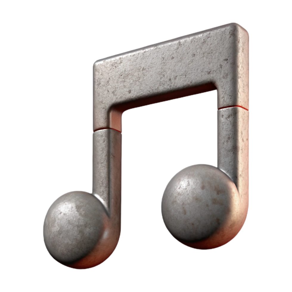 serene abstract Flat Symbol Music Notation Isolated Element genuine png