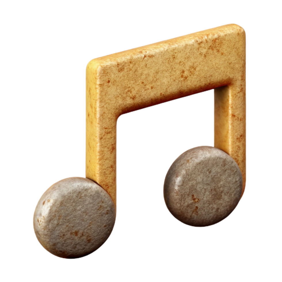 wonderful traditional Flat Symbol Music Notation Isolated Element original png