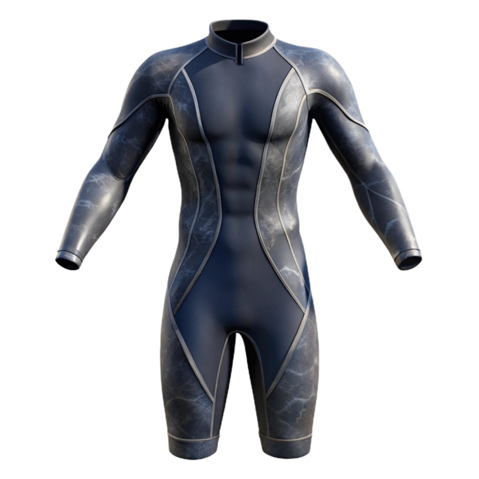 elegant rustic Wetsuit Black Cutout Transparent Background authentic png