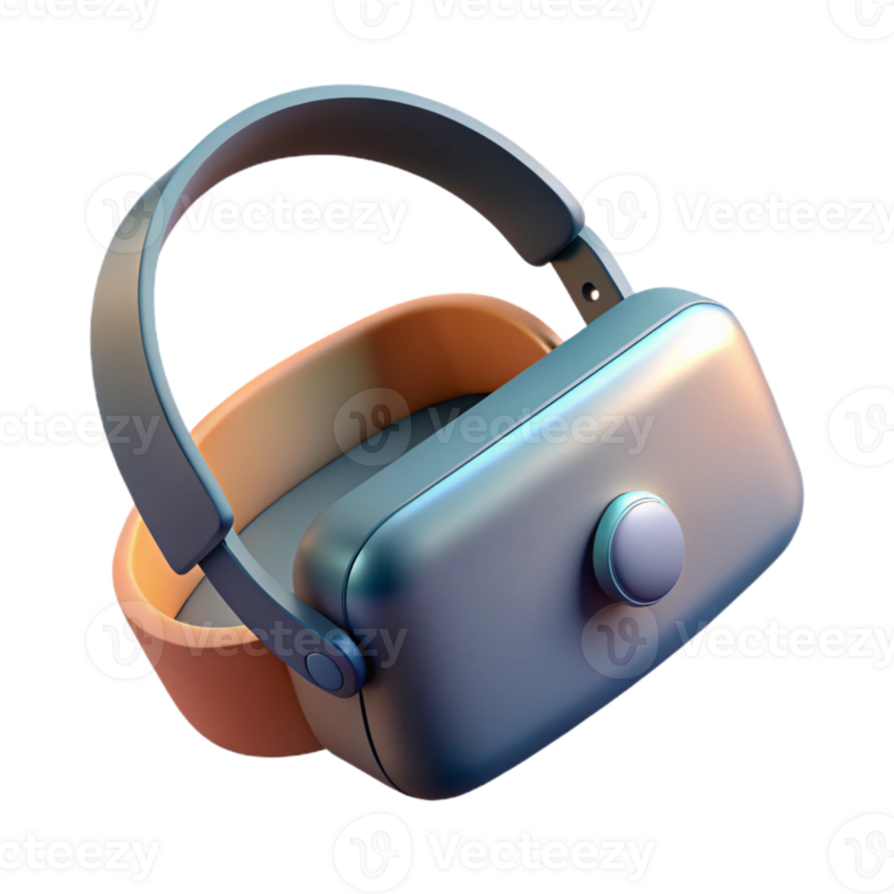 magnificent contemporary Floating Ar Headset with Hard Shadow Transparent original png