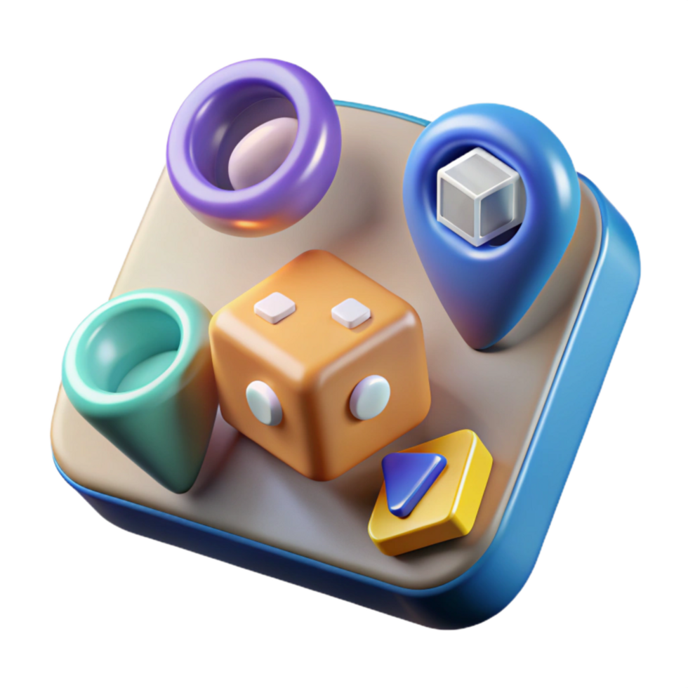 extraordinary modern Floating Ar Interface Icons Transparent Background high resolution png