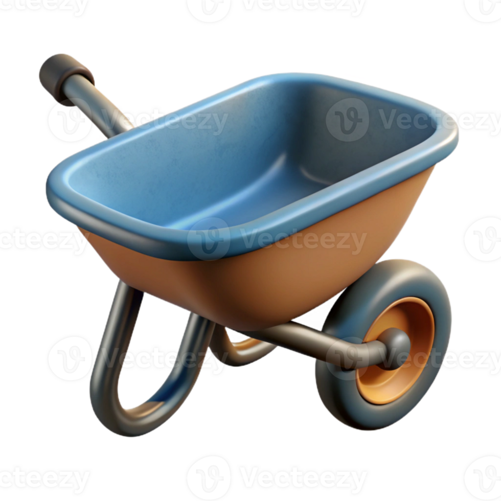 vibrant modern Wheelbarrow Handles Rubber Grip Texture Isolated original png