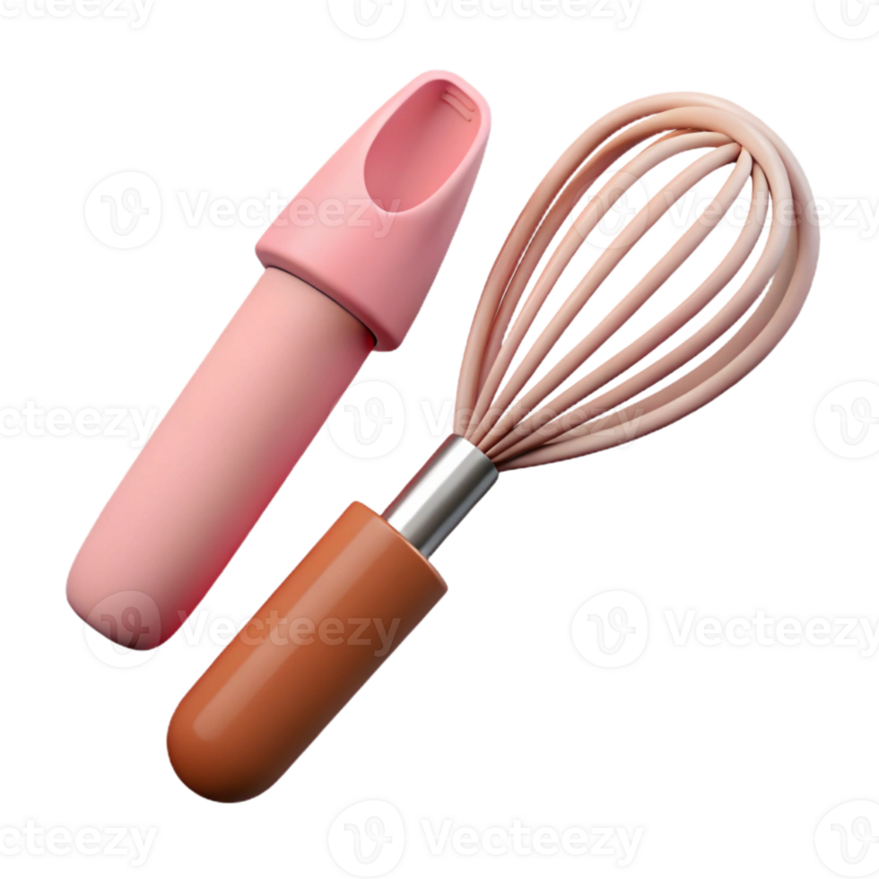 impressive contemporary Whisk and Spatula Cutout with Transparent Background premium png