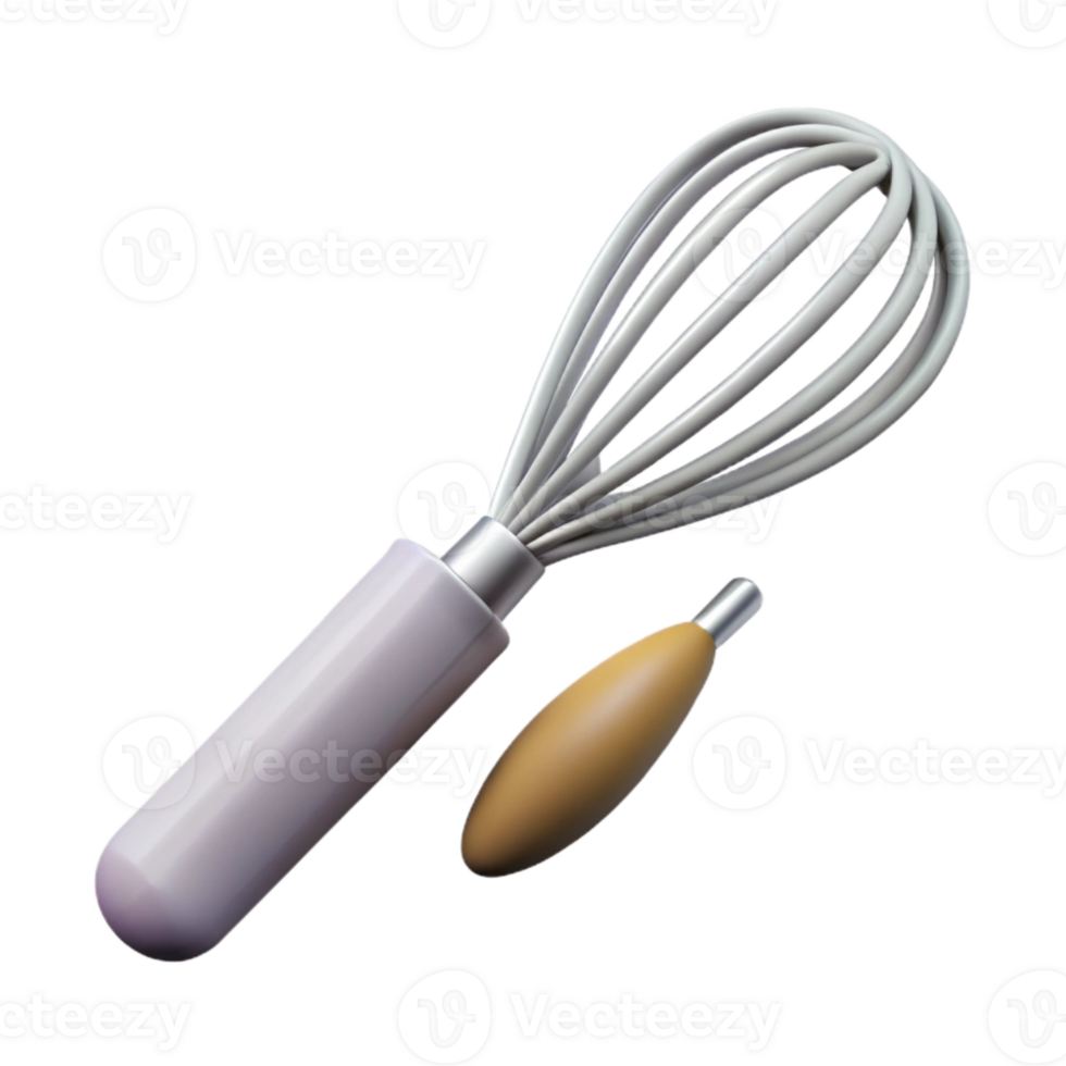 impressive abstract Whisk and Spatula Cutout with Transparent Background png