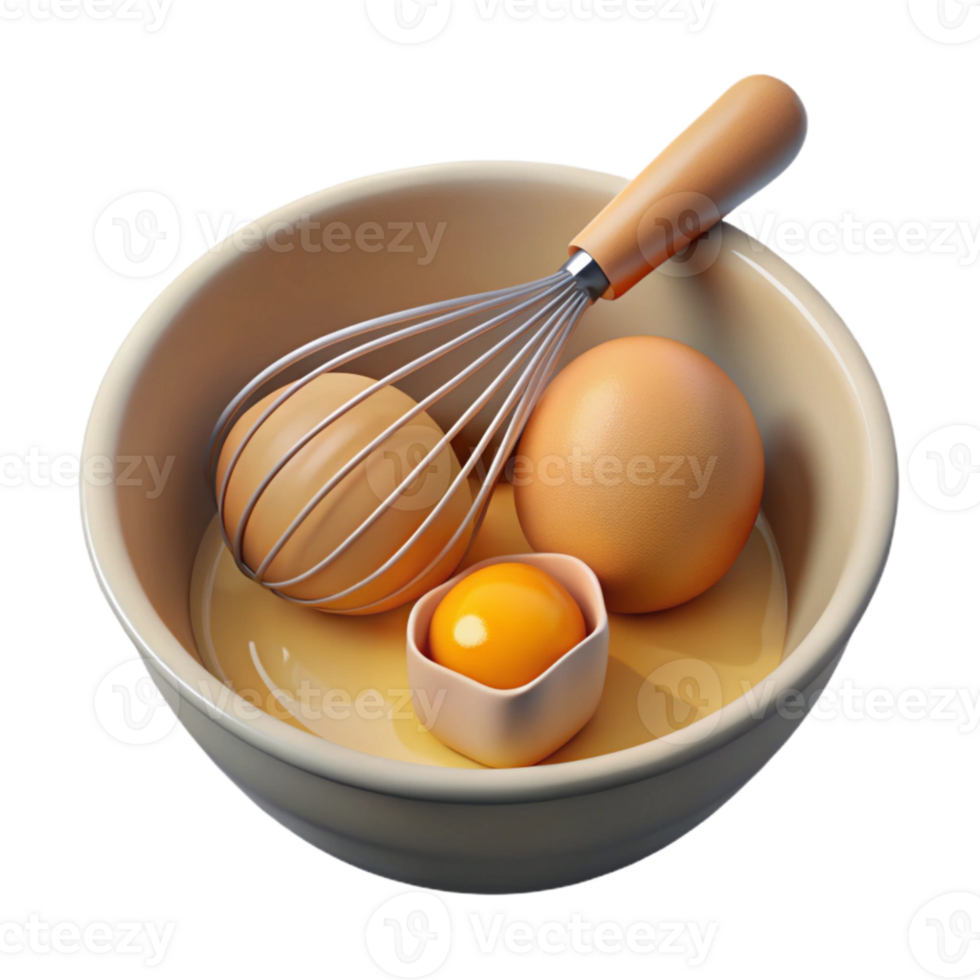 extraordinary abstract Whisking Eggs in Bowl Cutout Top View original png
