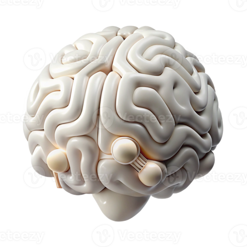 impressive rustic White Ai Brain Circuitry Cutout png