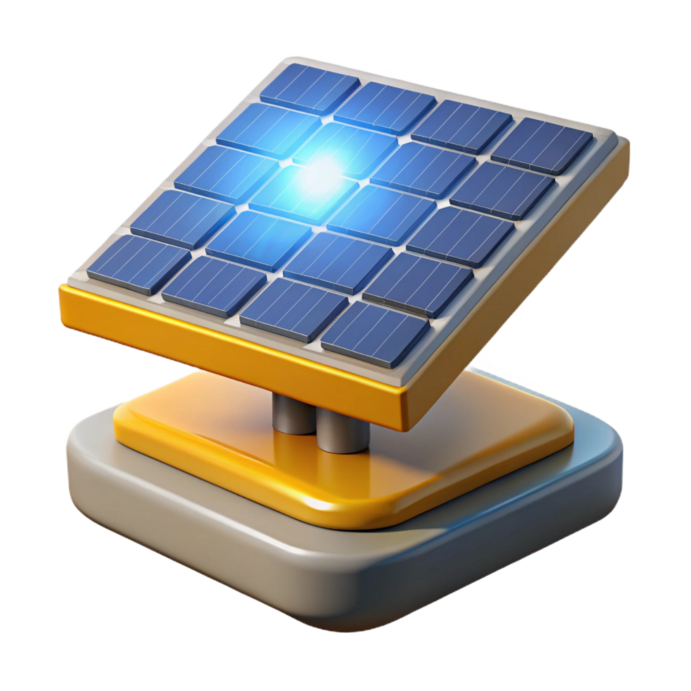 impressive creative Floating Solar Farm Platform Detailed Illustration Cutout authentic png
