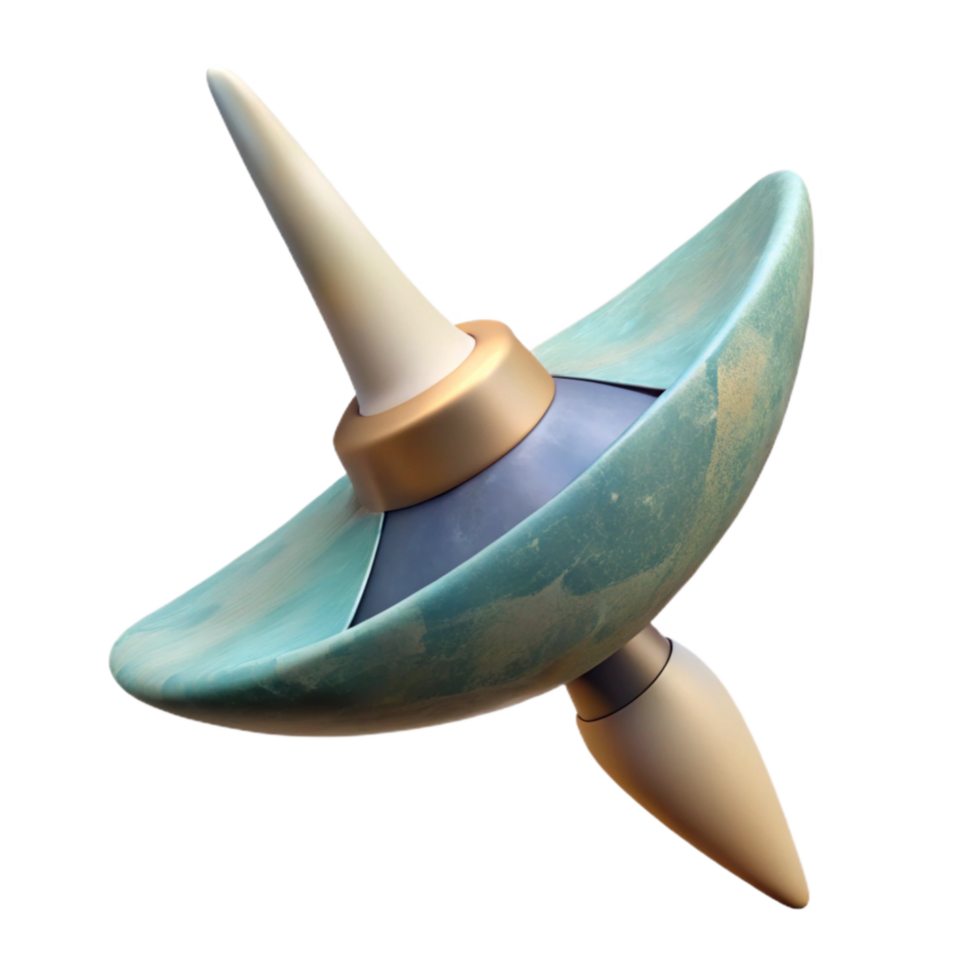Floating Wind Turbine Blade Tip Isolated with Aerodynamic Shape png