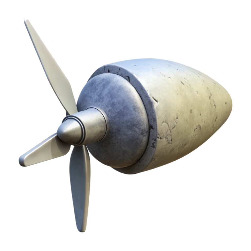 stunning modern Floating Wind Turbine Nacelle Transparent Background with Sleek Profile genuine png