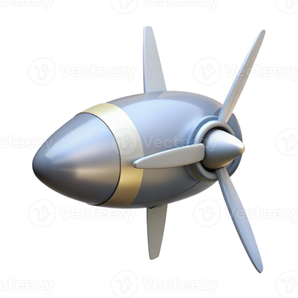 vibrant modern Floating Wind Turbine Nacelle Transparent Background with Sleek Profile png