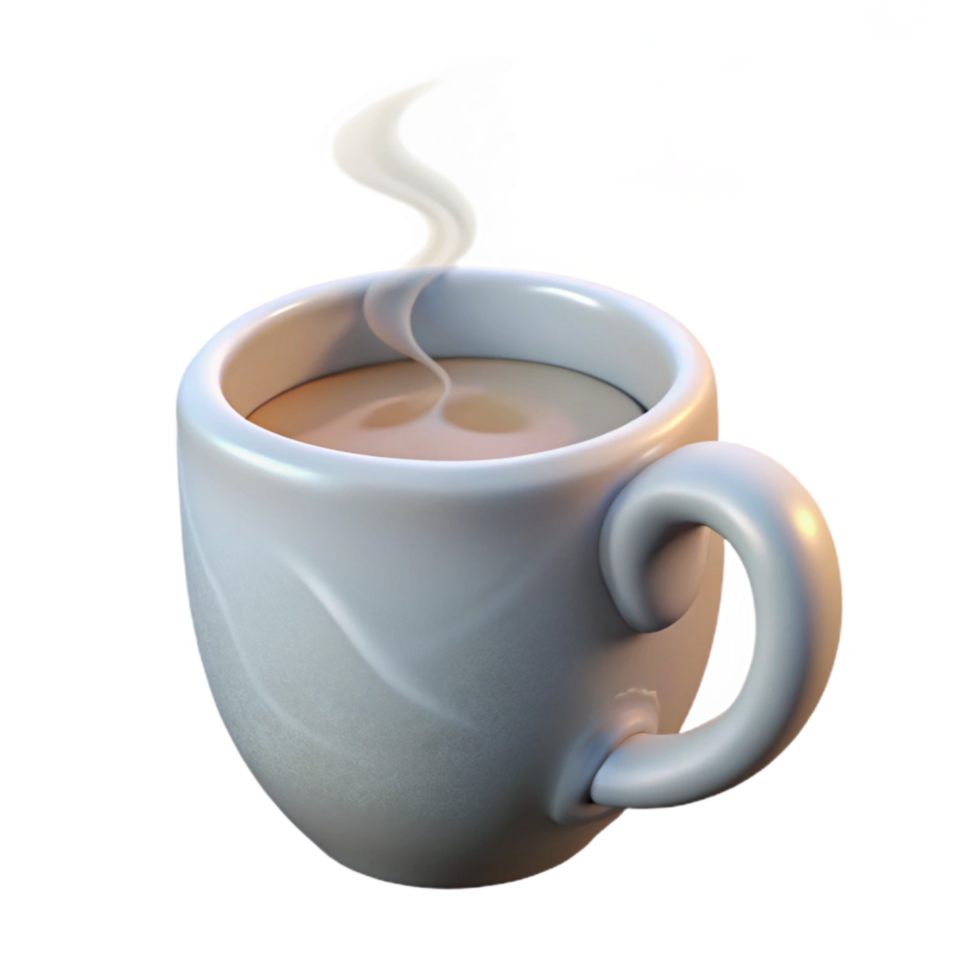 dramatic traditional White Ceramic Mug with Coffee Top View Cutout high quality png