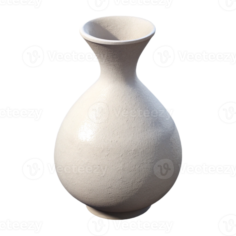 extraordinary traditional White Ceramic Vase with Flowers Isolated Element png