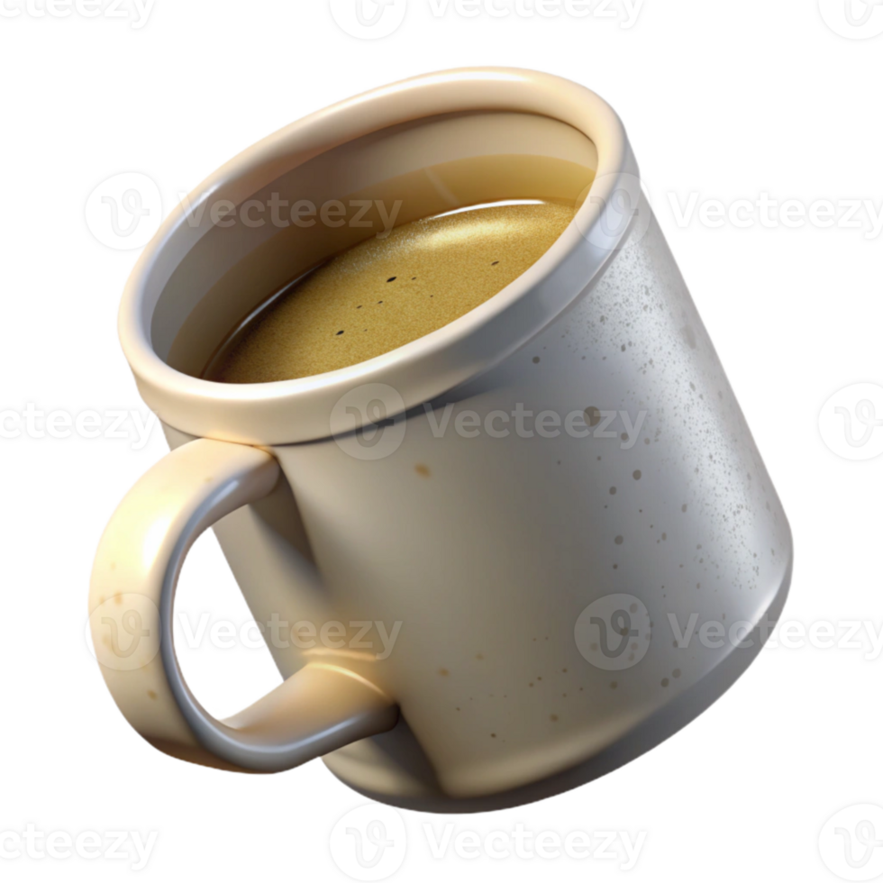 serene abstract White Coffee Mug Angled View Transparent Background exclusive png