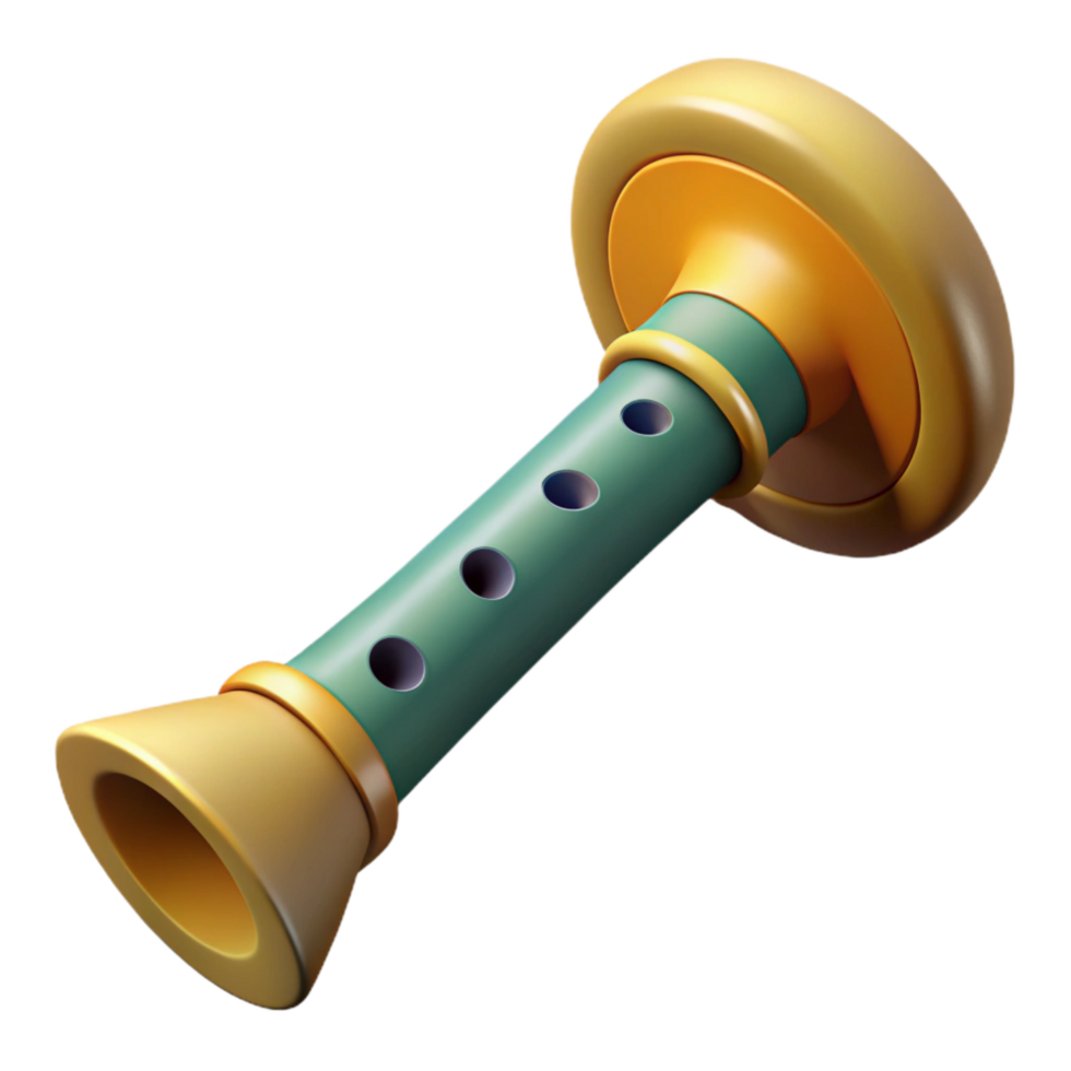 dramatic creative Flute Embouchure Hole Detail Isolated Element professional png