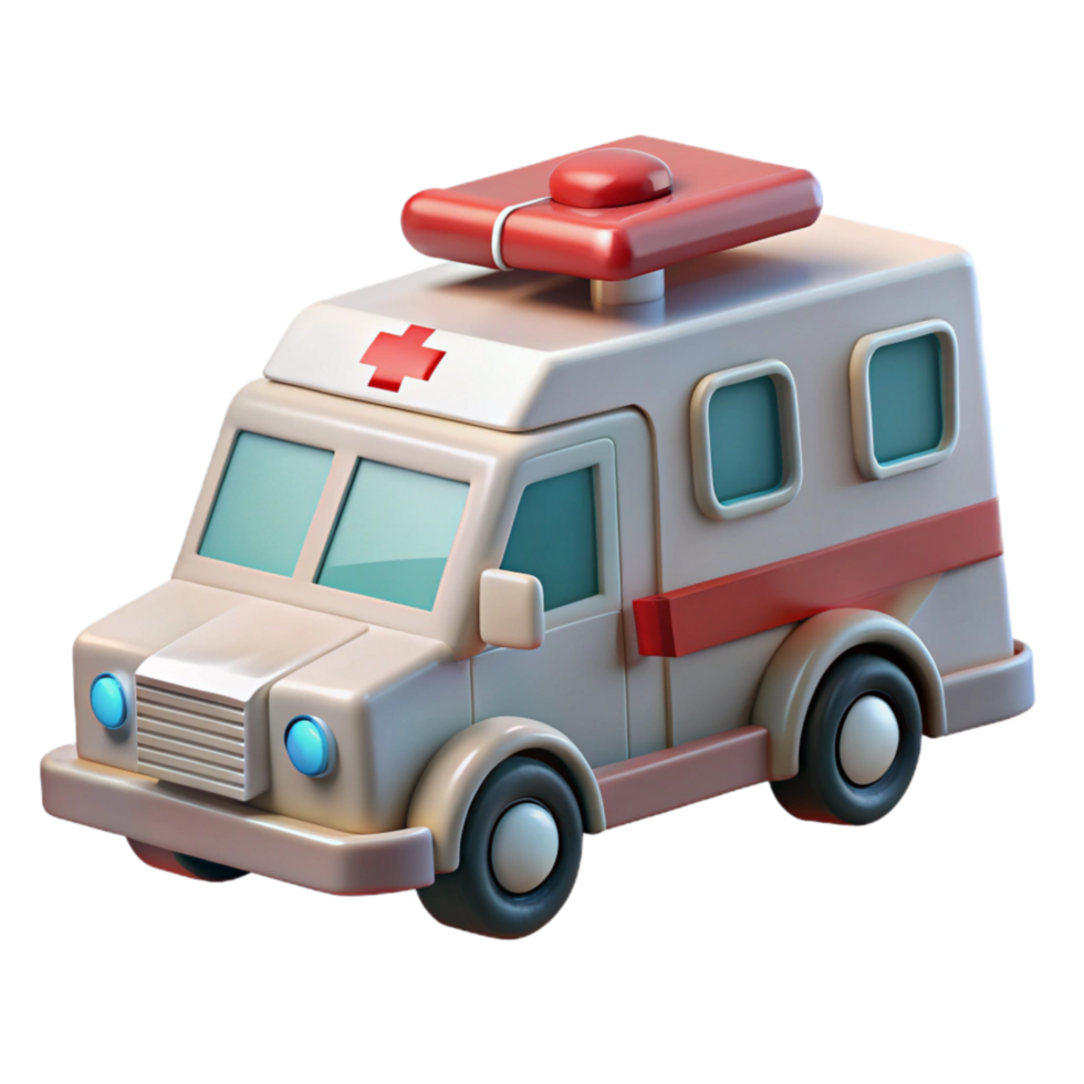 impressive rustic Flying Ambulance Side View Cutout on Transparent Background exclusive png