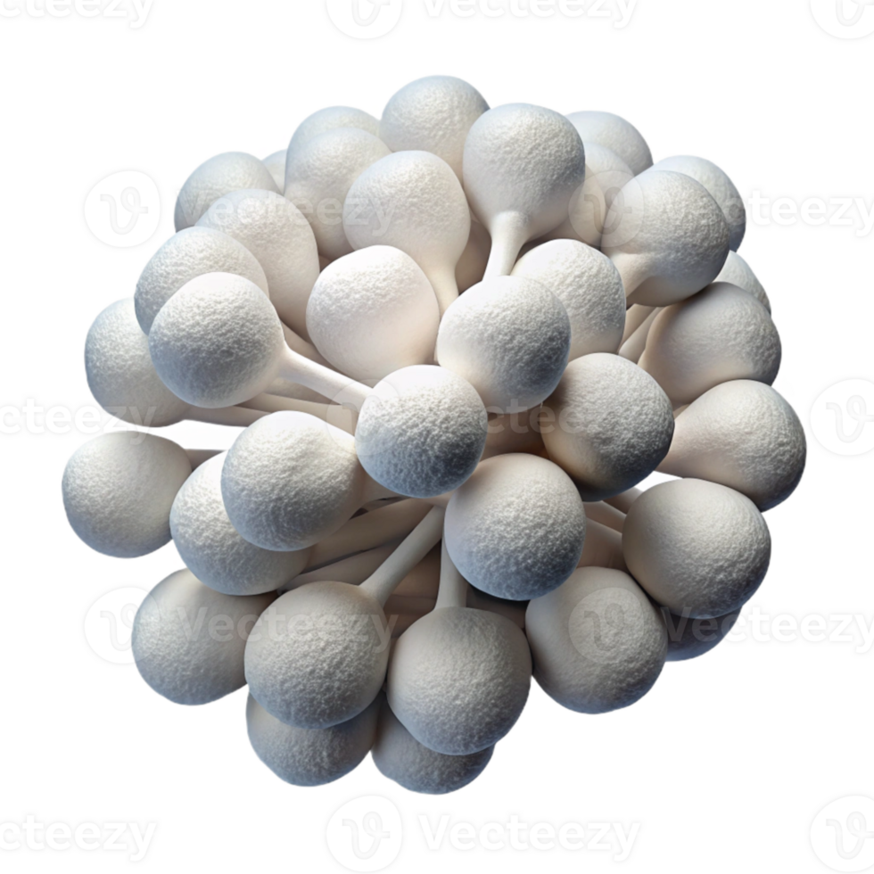 elegant modern White Cotton Swabs Pile Transparent Background premium png