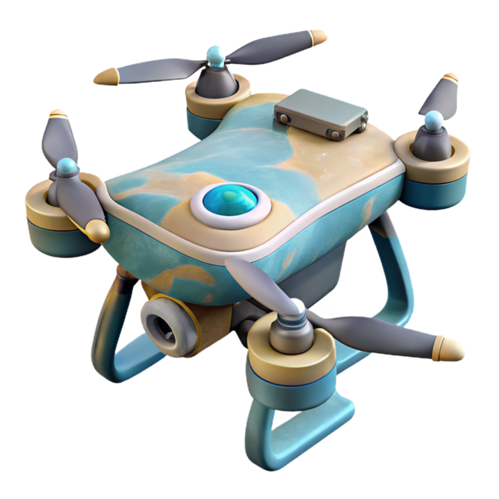 elegant traditional Flying Drone Front View Transparent high quality png