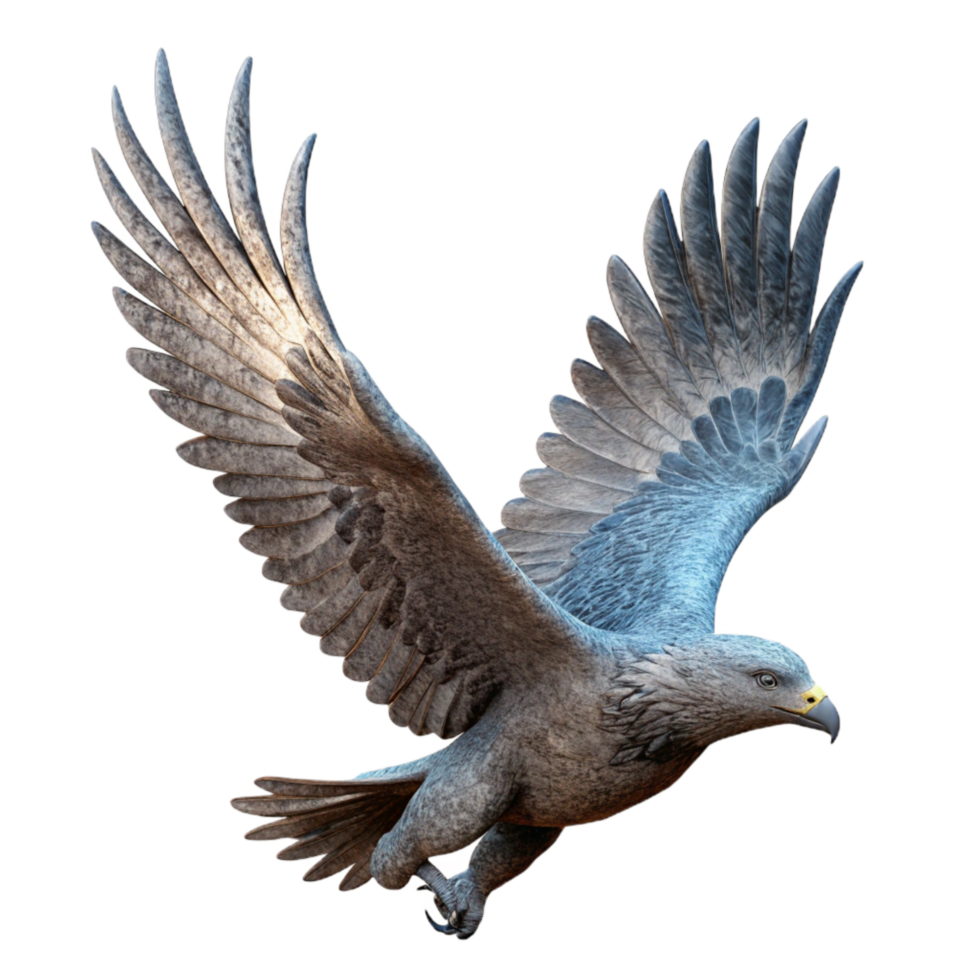 wonderful modern Flying Eagle Silhouette Side Angle Transparent Background original png