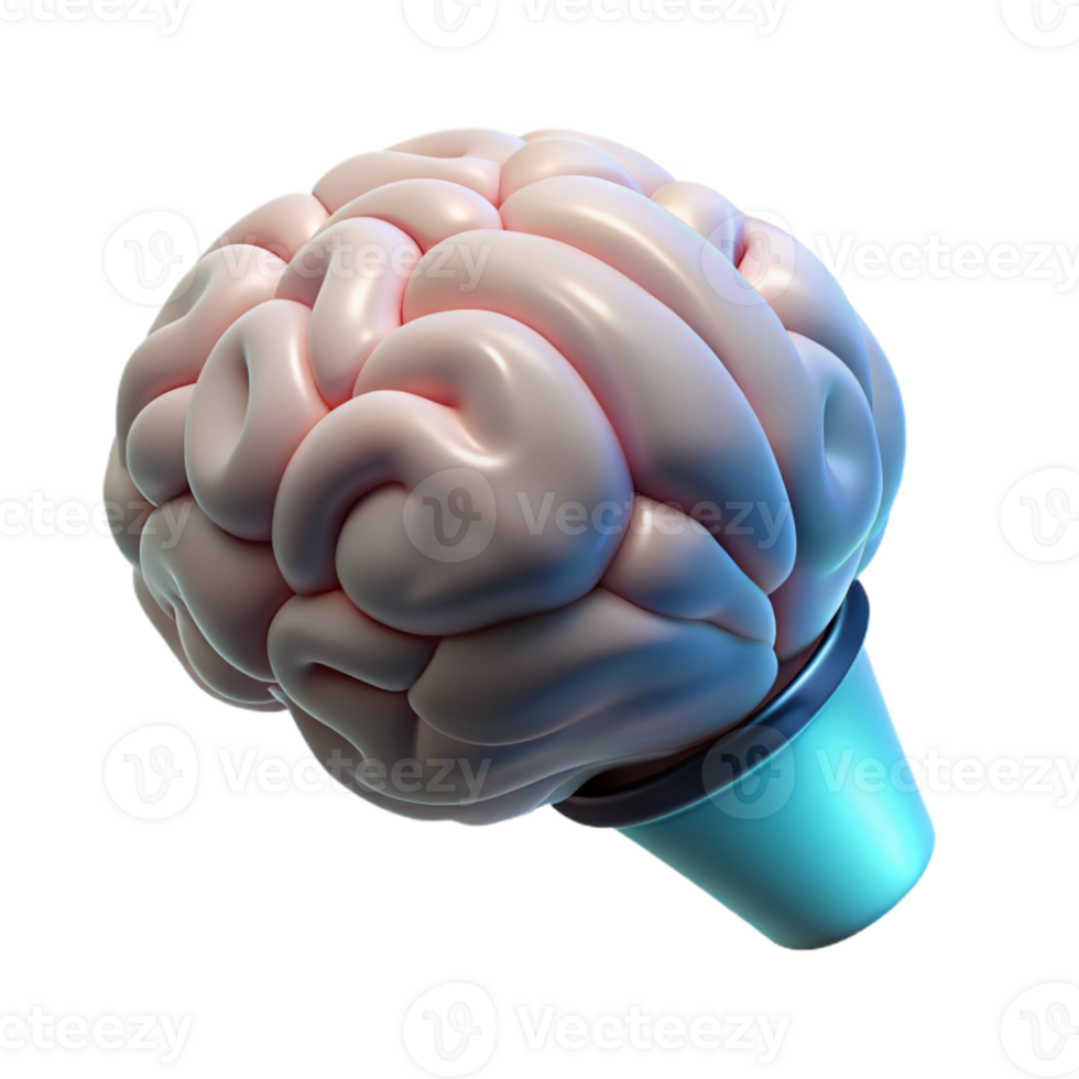 impressive classic Focus Beam on Brain White Light Transparent Background exclusive png