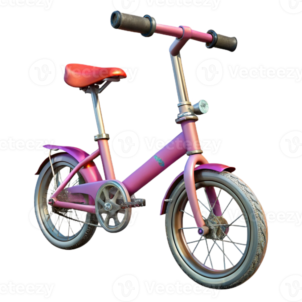 magnificent traditional Folding Bike Compact Design Isolated Cutout authentic png