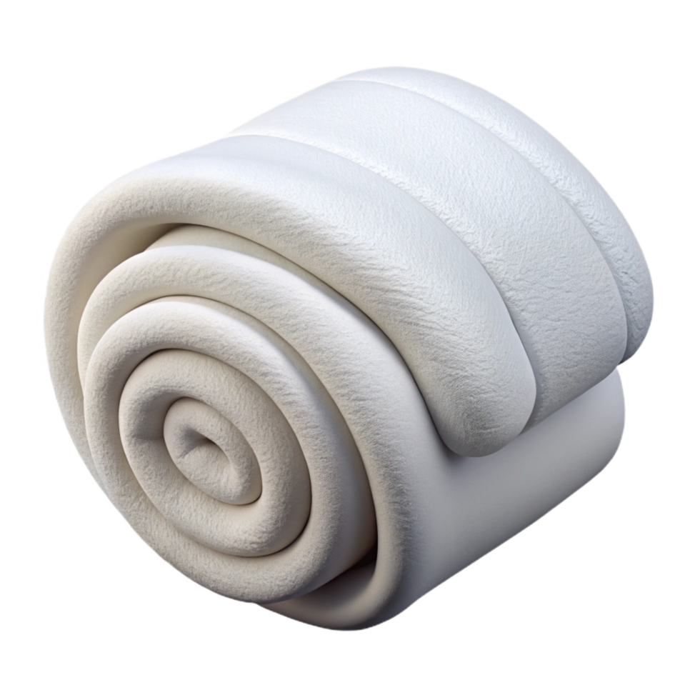 extraordinary artistic White Towel Folded Spa Style Isolated Element detailed png
