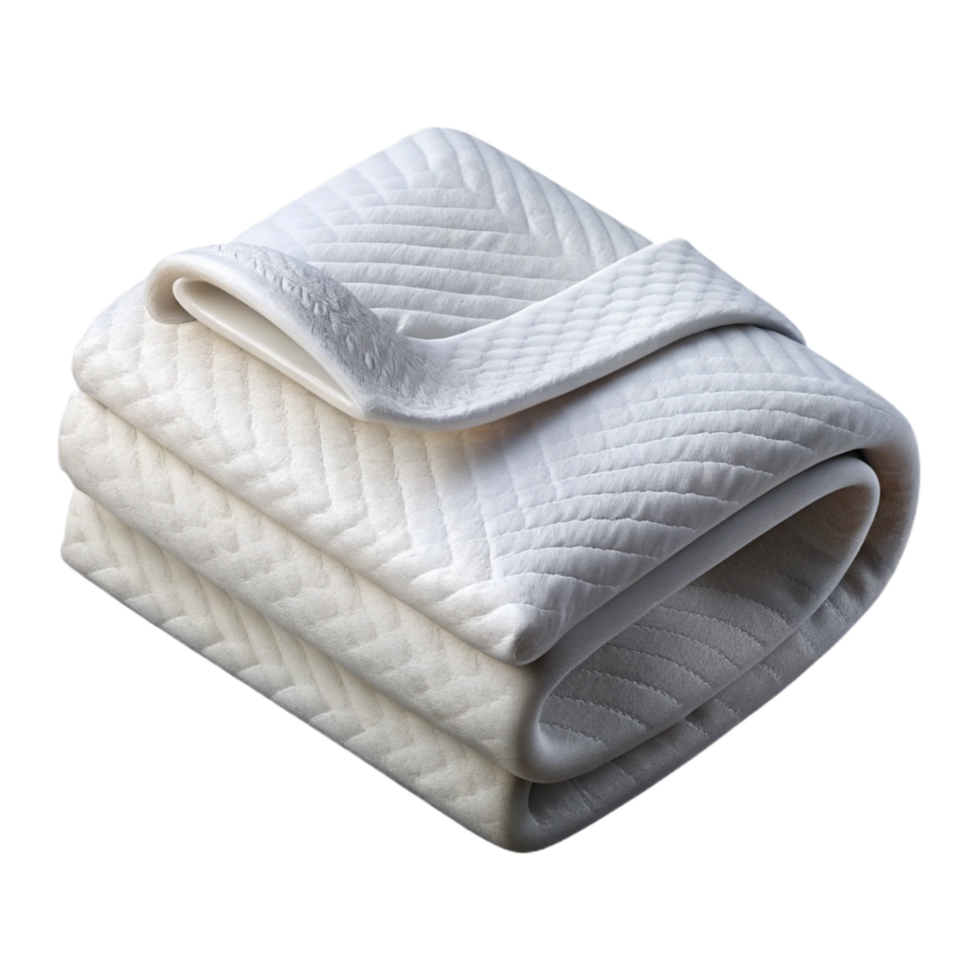 vibrant vintage White Washcloth Folded Isolated on Transparent Background exclusive png