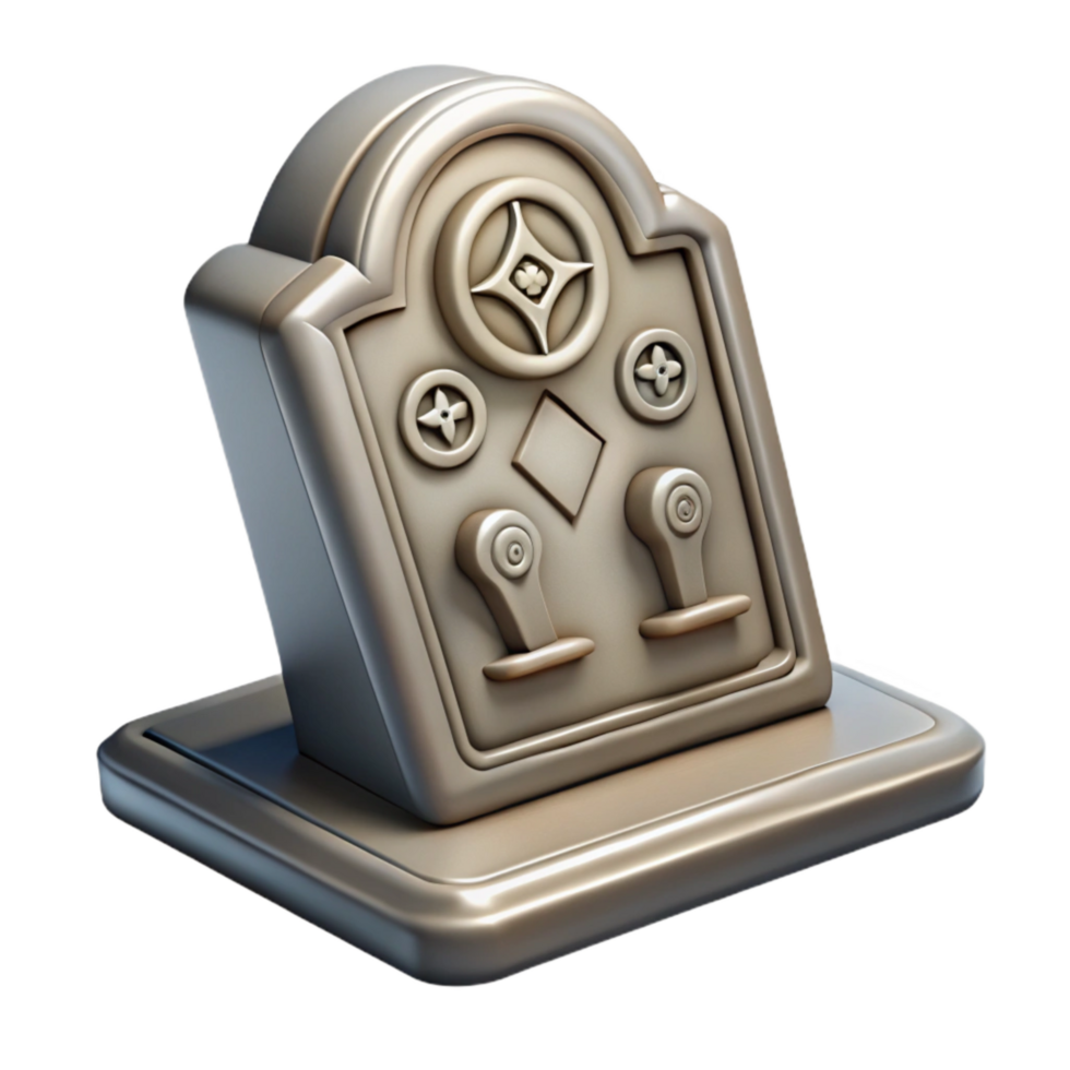 elegant minimalist Forgotten Tomb Carved Symbols Transparent high resolution png