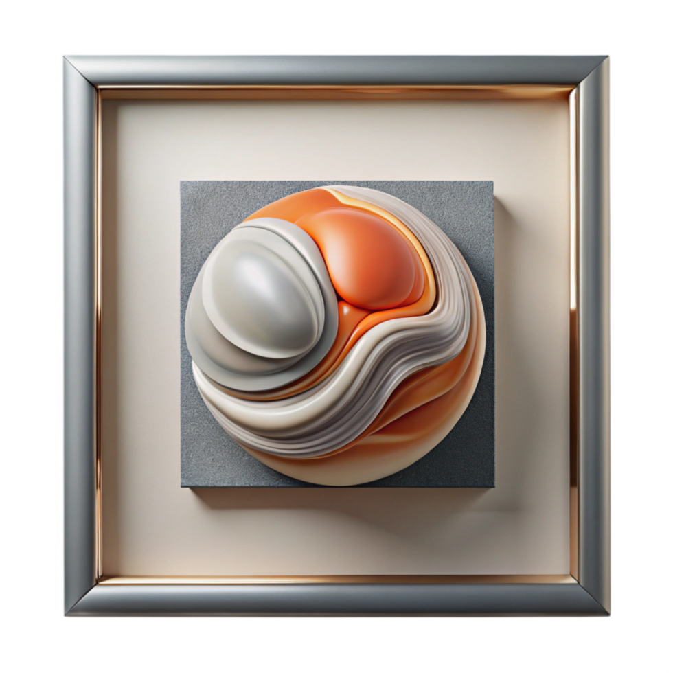 wonderful classic Framed Artwork Abstract Design Isolated genuine png