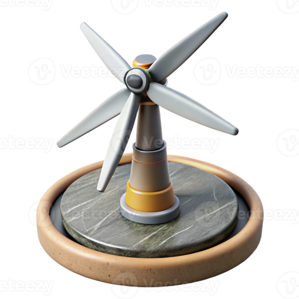 extraordinary rustic Wind Turbine Base Close Up View Isolated Element high quality png