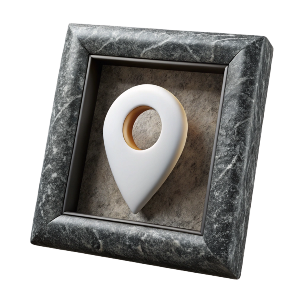dramatic rustic Framed Photograph Black and White Transparent Background original png